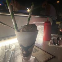 Vegan ice cream sundae at Walt Disney World - Sci-Fi Dine-In Theater Restaurant in Lake Buena Vista
