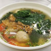 Soup, I forgot the name ups at Kehidupan Tidak Pernah Berakhir in Bandung