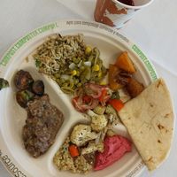 Plate from the 2023 Thanksliving potluck! 💜 at Project Animal Freedom Springfield IL in Springfield