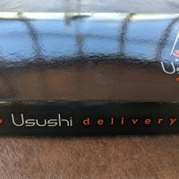 Box. The presentation matters! at Usushi in Ushuaia