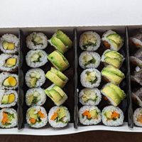 Some of the vegan options at Usushi in Ushuaia