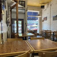 Inside  at Amanouz Café in Northampton