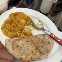Lentil dish  at Taj Mahal in Bogota