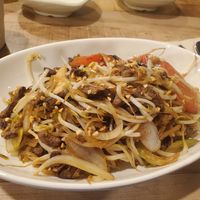 Bulgogi noodles at Lan's Kitchen in Jeju