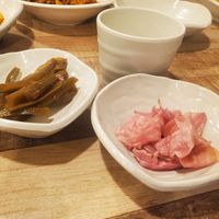 Banchan at Lan's Kitchen in Jeju