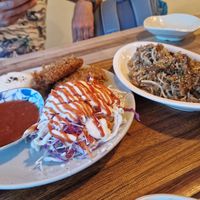 Soy cutlet and Bulgogi Fried Rice at Lan's Kitchen in Jeju