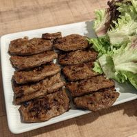 Grilled soy pieces at Lan's Kitchen in Jeju