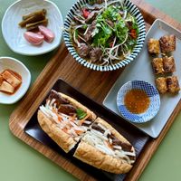 Same foods, different angle. Look at this beautiful colors on plate!   at Lan's Kitchen in Jeju