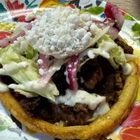 Sopes  at Viva Vegan Diner in Upland