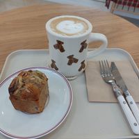 Real vanilla bean latte at May Green in Wonju