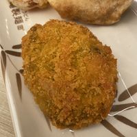 Pumpkin korokke  at Marugame Udon in Bromley