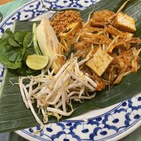 Tofu pad Thai, asked for no egg  at ros'niyom in Bangkok