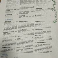 Menu at Mama Earth Restaurant - Pop Up in Solihull