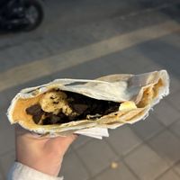 Vegan crepe with oreo, banana and peanut butter  at Mr Crepes 2 - Food Stall in 