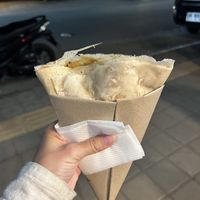 Vegan crepe with oreo, banana and peanut butter  at Mr Crepes 2 - Food Stall in 