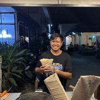 The man himself  at Mr Crepes 2 - Food Stall in 