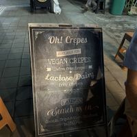 Vegan crepes promoted  at Mr Crepes 2 - Food Stall in 