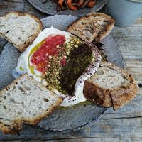 hummus at Honest Greens - Caleido in Madrid