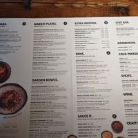 Menù at Honest Greens - Caleido in Madrid