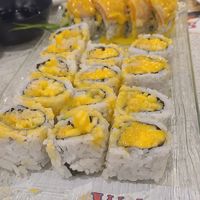 Crispy Mango Maki & Mango, Yam, Cucumber, Avocado Rolls at Hockey Sushi in Ottawa