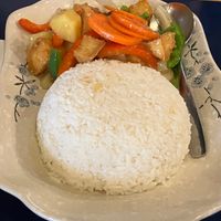 Tofu with pineapple  at Vietnam Kitchen in Edmonton