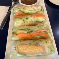 Summer rolls at Vietnam Kitchen in Edmonton