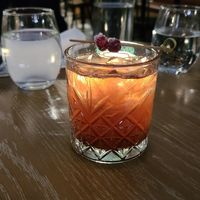 Christmas Cocktail at Farm & Fire in Banff