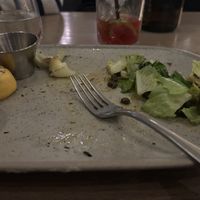 Very tasty grilled salad. Almost forgot to take a photo  at Farm & Fire in Banff