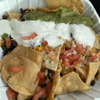 Vegan Nachos #Veganuary at La Katrina Mexican Kitchen in Santa Cruz