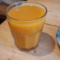 Carrot ginger and tumeric at Remedy Coffee Shop in York