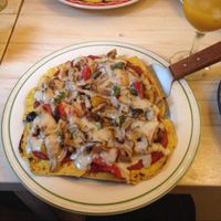 PIZZA at Loving Hut - Hairlatte in Busan