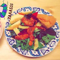 the salad at Loving Hut - Hairlatte in Busan