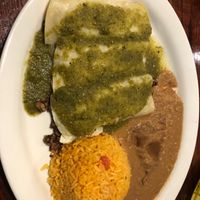 Vegan enchiladas!  at Sol Mexican Restaurant in Canton