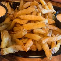 Fries with vegan mayo  at Rockabilly Burger Bar - Las Canteras in Gran Canaria