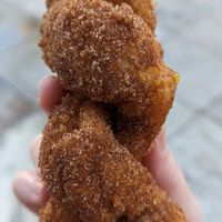 cinnamon and sugar on panko doughnut at Kpop Donuts Corp in Honolulu