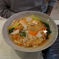 Kimchi Noodle Soup at Loving Hut 愛家 - QingZhong St in Tainan