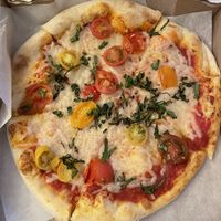 Margherita pizza with vegan cheese   at The Lounge in Aspen