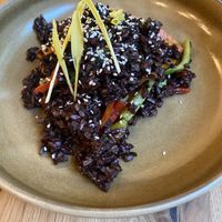 Black rice  at Vita Rama in Sofia