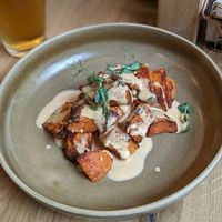 Warm Sweet Potato Appetizers at Vita Rama in Sofia