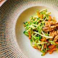 Ensalada de calabacín y pepino   at Vita Rama in Sofia