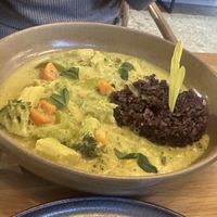 Vegetable curry  at Vita Rama in Sofia