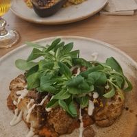 Steak of cauloflower at Vita Rama in Sofia