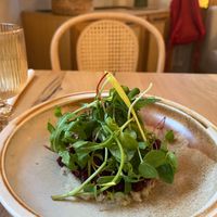 Five Flavours Fusion salad with beetroot. at Vita Rama in Sofia