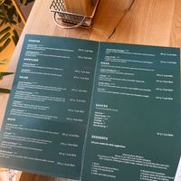 Menu. at Vita Rama in Sofia