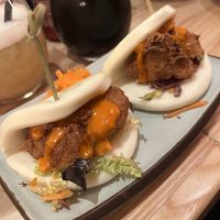 Plant Based Chicken Bao Buns   at Dim T in Loughton