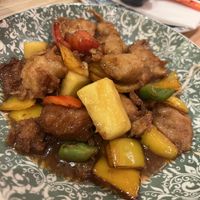 Sweet/Sour Plant based Chicken  at Dim T in Loughton