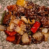 Korean vegan chicken at Dim T in Loughton