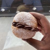 Chocolate custardd #Veganuary at Daniel's Donuts - Flinders in Melbourne