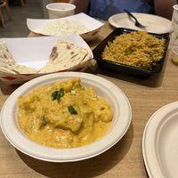 Combined veggie/tofu biryani, Potato/cauliflower Korma #Veganuary at Great Taste Indian and More in Highlands Ranch