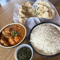 With some mint chutney   at Great Taste Indian and More in Highlands Ranch